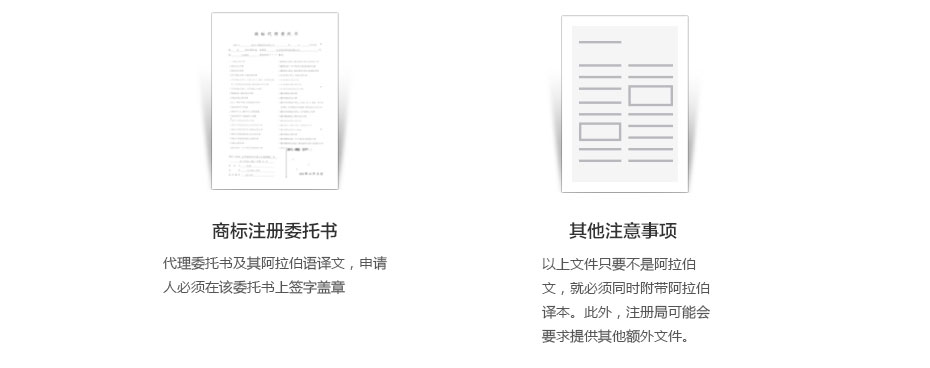 卡塔爾商標(biāo)注冊(cè)所需資料2